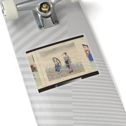 Toyohara Kunichika - Artisans, Beauties, and Annual Events - 1874 v4 - STICKER Vinyl Kiss-Cut Decal