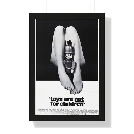 TOYS ARE NOT FOR CHILDREN 1972 - Framed Movie Poster-16″ x 24″-The Sticker Space