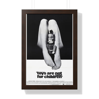 TOYS ARE NOT FOR CHILDREN 1972 - Framed Movie Poster-16″ x 24″-The Sticker Space