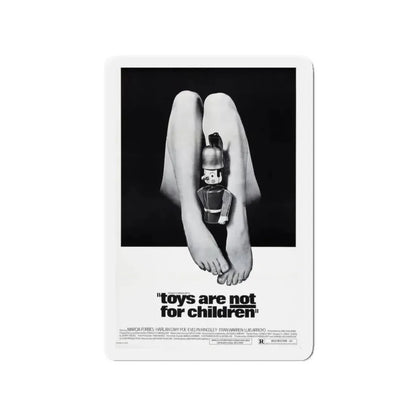 TOYS ARE NOT FOR CHILDREN 1972 Movie Poster - Refrigerator Magnet 3 Inch Die-Cut - The Sticker Space