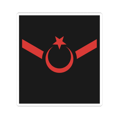 TR Armed Forces OR4b (Turkey) (Military Rank) STICKER Vinyl Kiss-Cut Decal 4 Inch White - The Sticker Space
