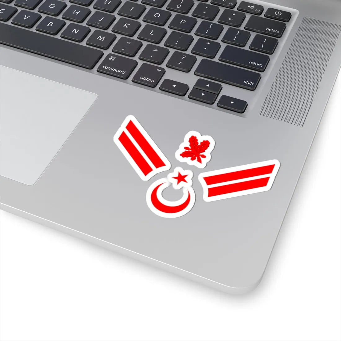 TR Armed Forces OR5b (Turkey) (Military Rank) STICKER Vinyl Kiss-Cut Decal - The Sticker Space