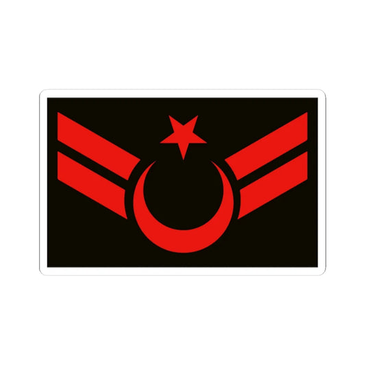 TR Army OR5a (Turkey) (Military Rank) STICKER Vinyl Kiss-Cut Decal 2 Inch White - The Sticker Space