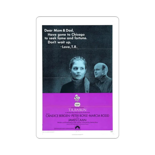 TR Baskin 1971 Movie Poster STICKER Vinyl Die-Cut Decal 2 Inch - The Sticker Space