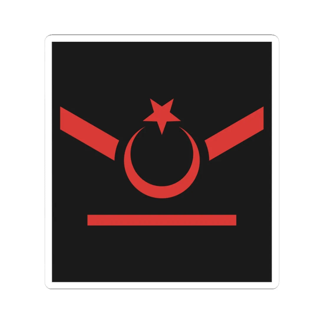 TR Navy OR4a (Turkey) (Military Rank) STICKER Vinyl Kiss-Cut Decal 3 Inch White - The Sticker Space