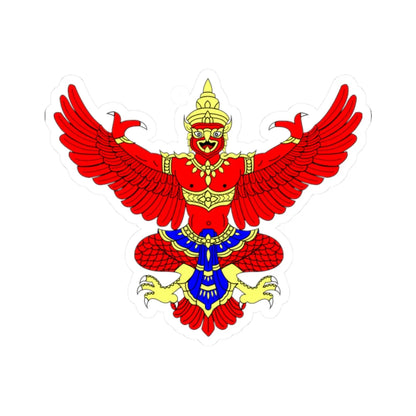Tra Krut (Thailand) (Coat of Arms) STICKER Vinyl Kiss-Cut Decal 2 Inch White - The Sticker Space