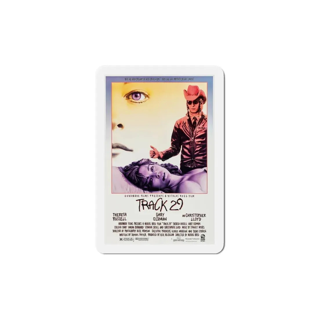 Track 29 1988 Movie Poster Refrigerator Magnet 6 Inch - The Sticker Space