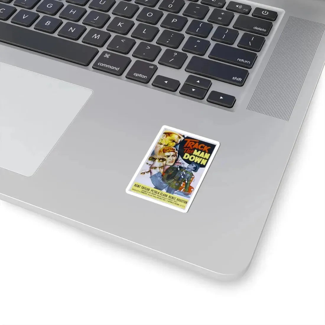 Track the Man Down 1955 Movie Poster - STICKER Vinyl Kiss-Cut Decal - The Sticker Space