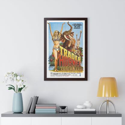 TRADER HORNEE 1970 - Framed Movie Poster-The Sticker Space