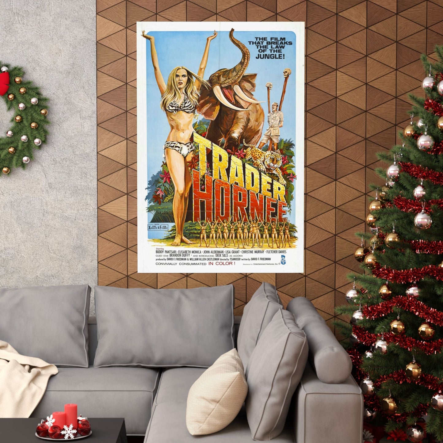 TRADER HORNEE 1970 - Paper Movie Poster-The Sticker Space