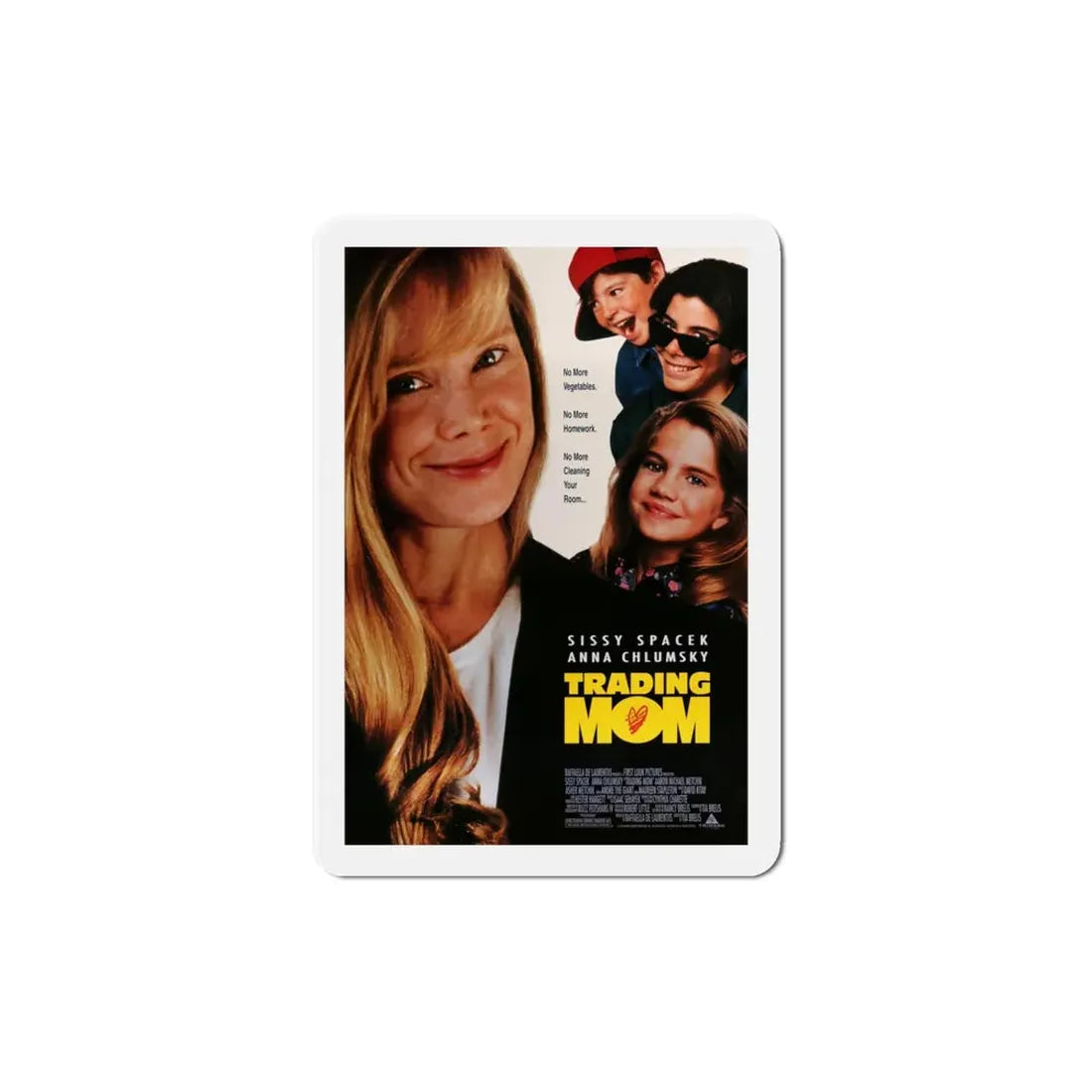 Trading Mom 1994 Movie Poster Refrigerator Magnet 5 Inch - The Sticker Space