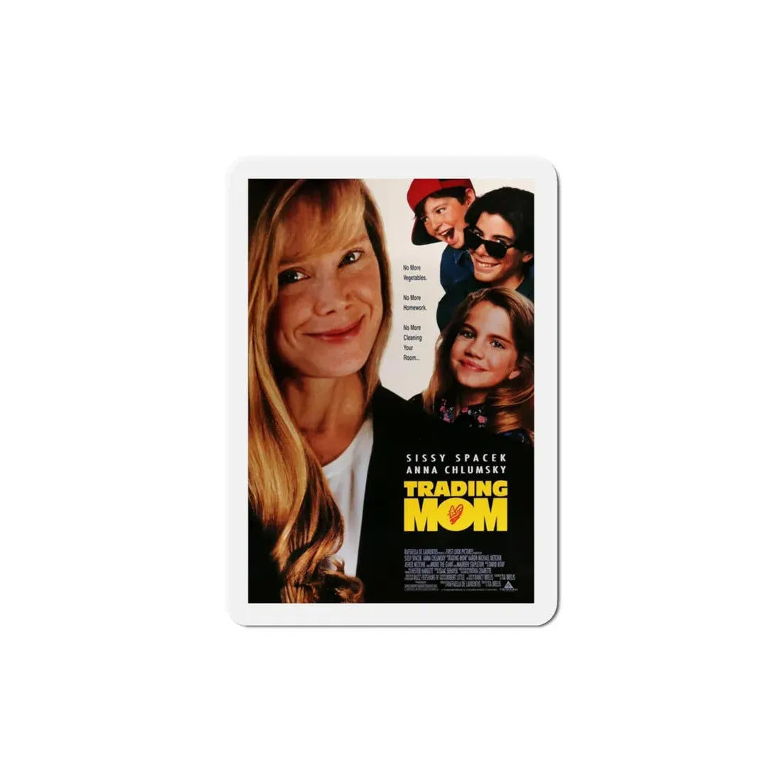 Trading Mom 1994 Movie Poster Refrigerator Magnet 6 Inch - The Sticker Space