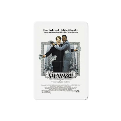 Trading Places 1983 Movie Poster Refrigerator Magnet 2 Inch - The Sticker Space