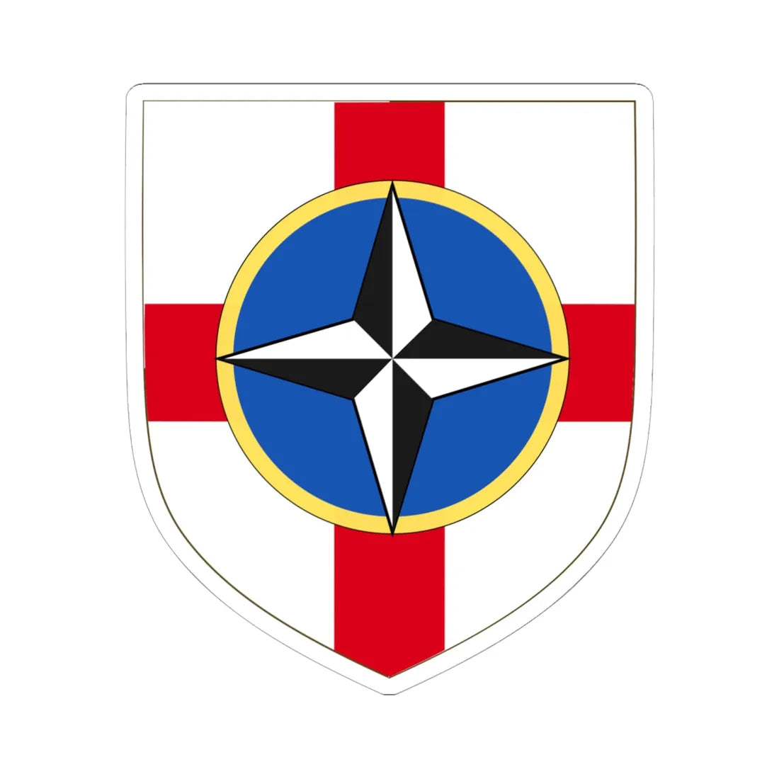 Traditional Anglican Church (United Kingdom) (Coat of Arms) STICKER Vinyl Kiss-Cut Decal 6 Inch White - The Sticker Space