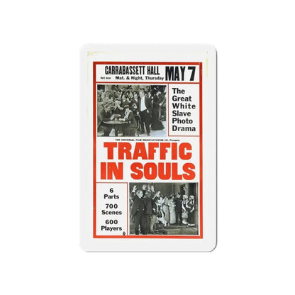 TRAFFIC IN SOULS 1913 Movie Poster - Refrigerator Magnet 5 Inch Die-Cut - The Sticker Space
