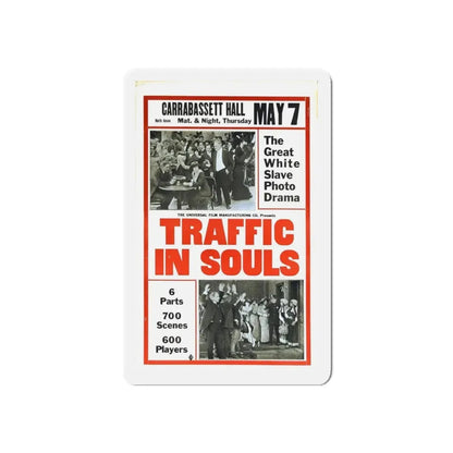 TRAFFIC IN SOULS 1913 Movie Poster - Refrigerator Magnet 6 Inch Die-Cut - The Sticker Space