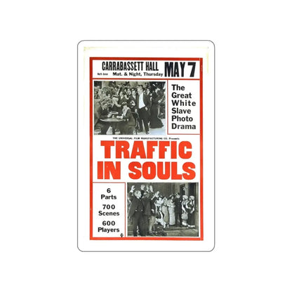 TRAFFIC IN SOULS 1913 Movie Poster STICKER Vinyl Die-Cut Decal 4 Inch - The Sticker Space