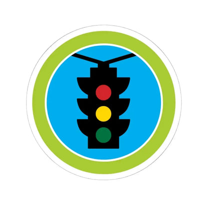 Traffic Safety (Boy Scout Merit Badge) STICKER Vinyl Kiss-Cut Decal 6 Inch White - The Sticker Space