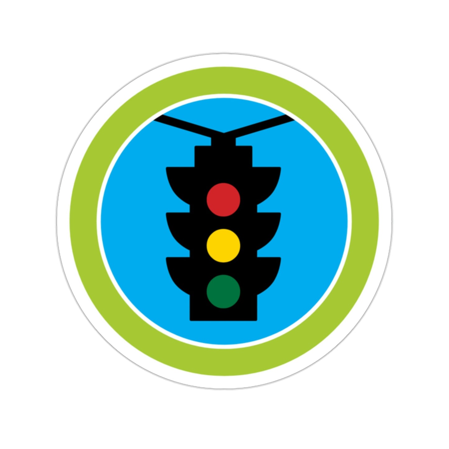 Traffic Safety (Boy Scouts Merit Badge) STICKER Vinyl Die-Cut Decal-2 Inch-The Sticker Space