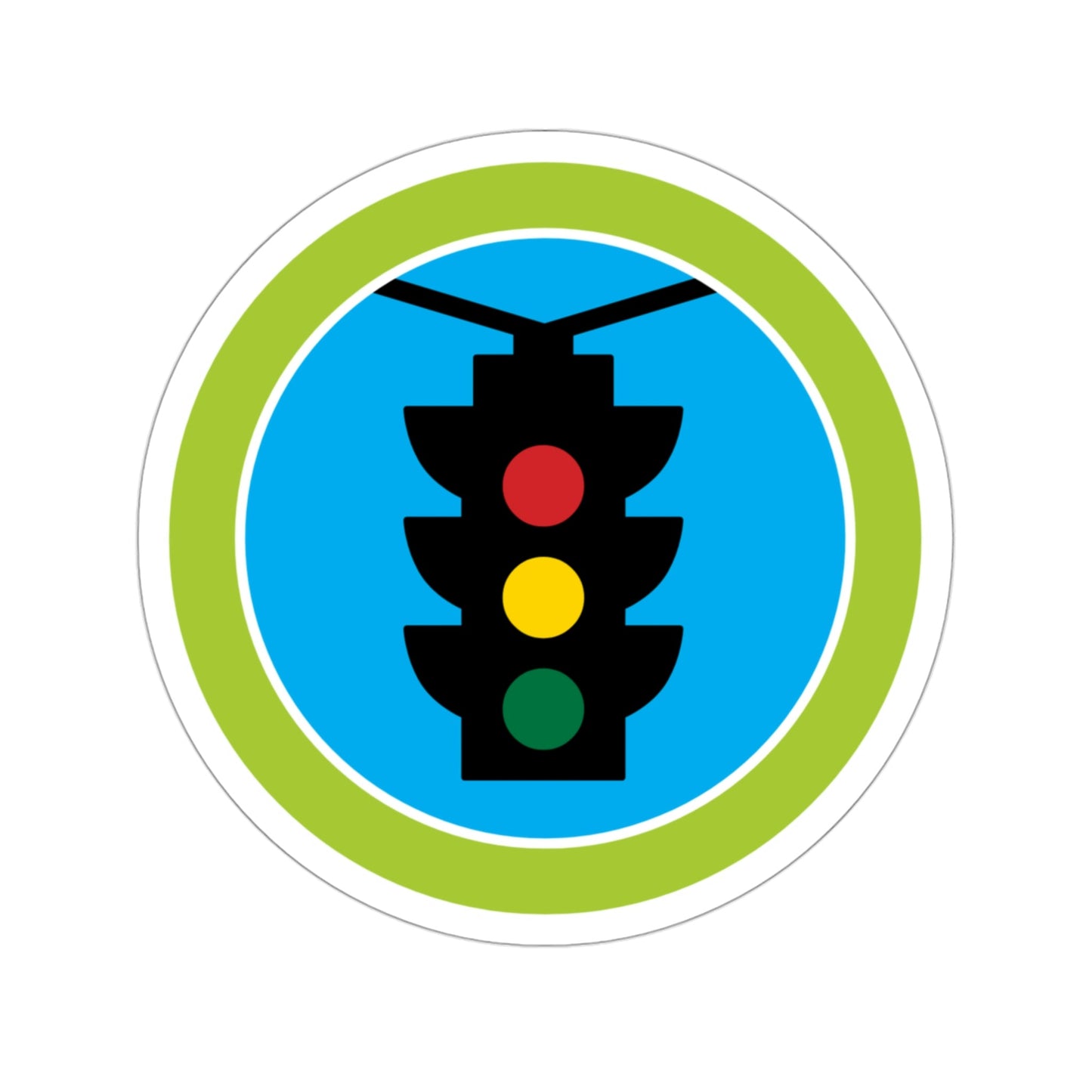 Traffic Safety (Boy Scouts Merit Badge) STICKER Vinyl Die-Cut Decal-3 Inch-The Sticker Space