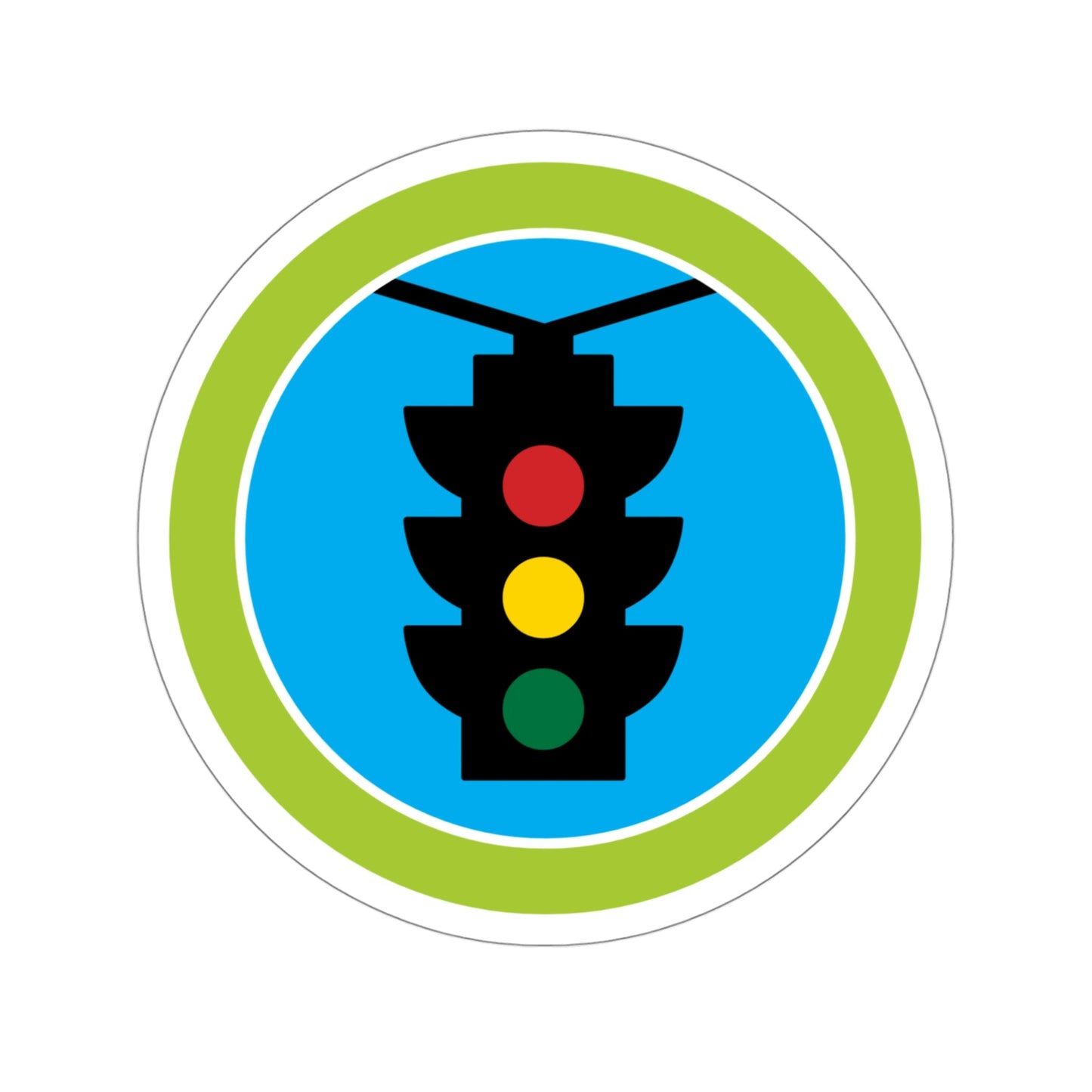 Traffic Safety (Boy Scouts Merit Badge) STICKER Vinyl Die-Cut Decal-4 Inch-The Sticker Space