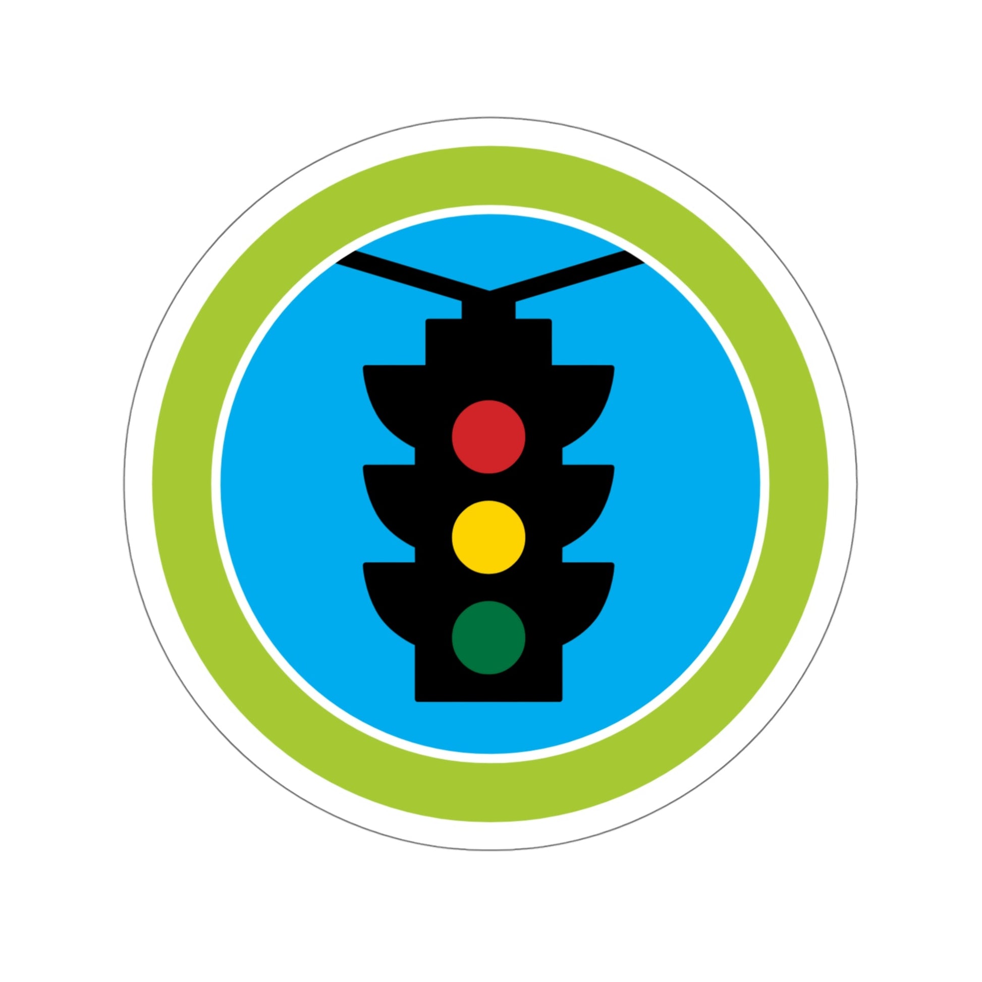 Traffic Safety (Boy Scouts Merit Badge) STICKER Vinyl Die-Cut Decal-5 Inch-The Sticker Space