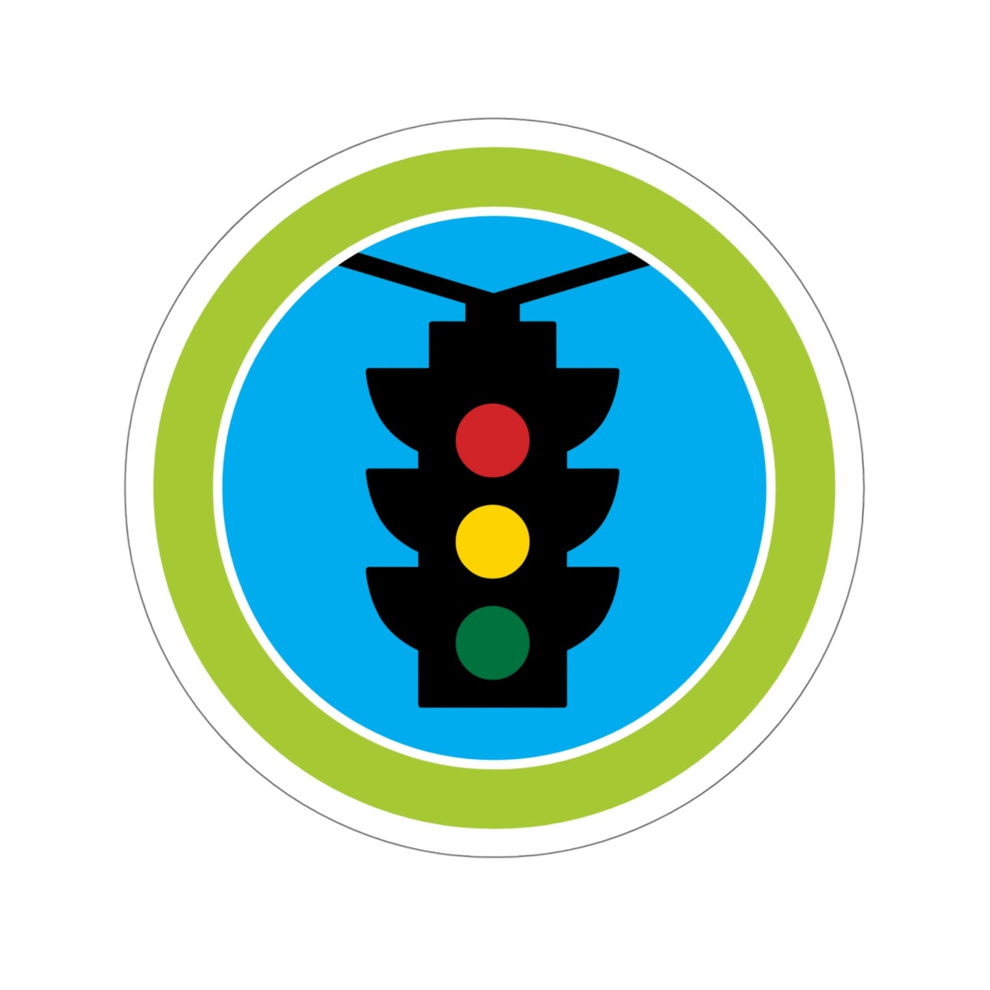 Traffic Safety (Boy Scouts Merit Badge) STICKER Vinyl Die-Cut Decal-5 Inch-The Sticker Space