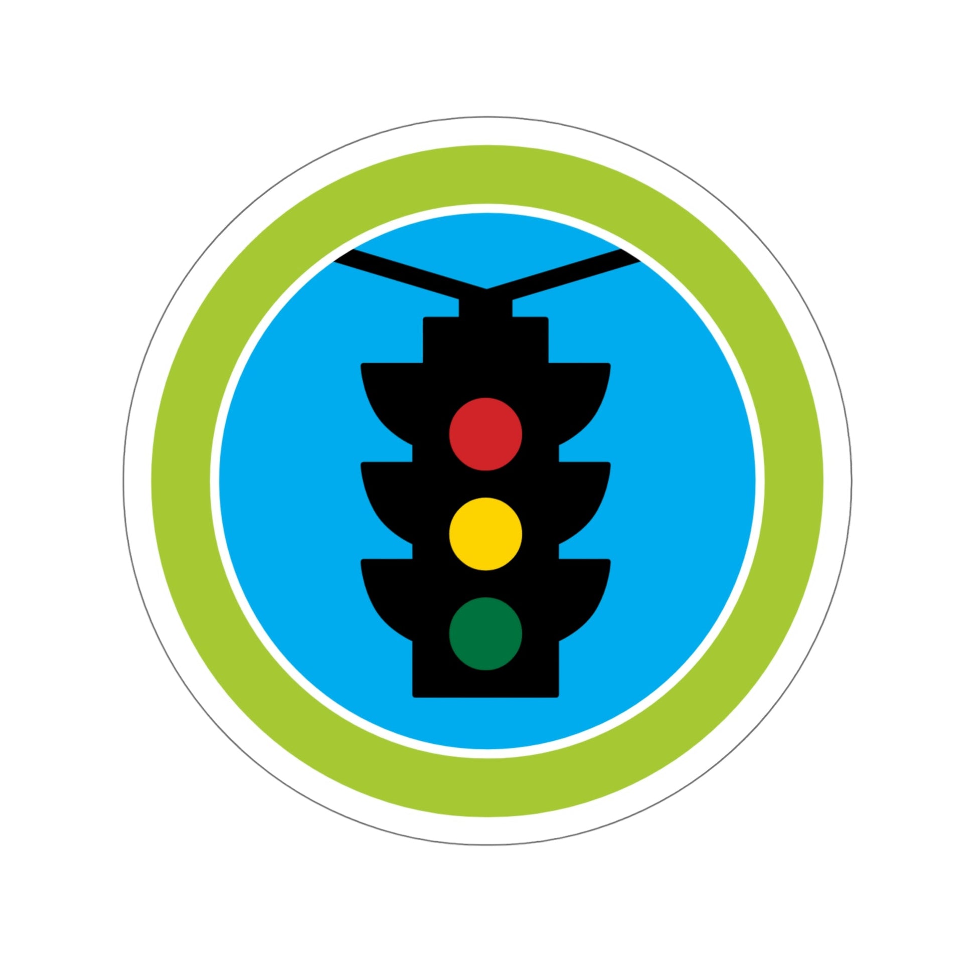 Traffic Safety (Boy Scouts Merit Badge) STICKER Vinyl Die-Cut Decal-6 Inch-The Sticker Space