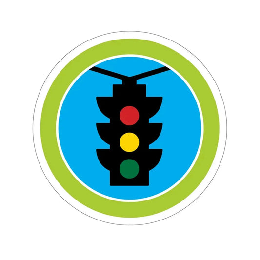 Traffic Safety (Boy Scouts Merit Badge) STICKER Vinyl Die-Cut Decal 6 Inch - The Sticker Space