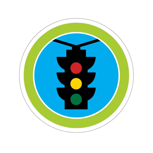 Traffic Safety (Boy Scouts Merit Badge) STICKER Vinyl Die-Cut Decal 6 Inch - The Sticker Space