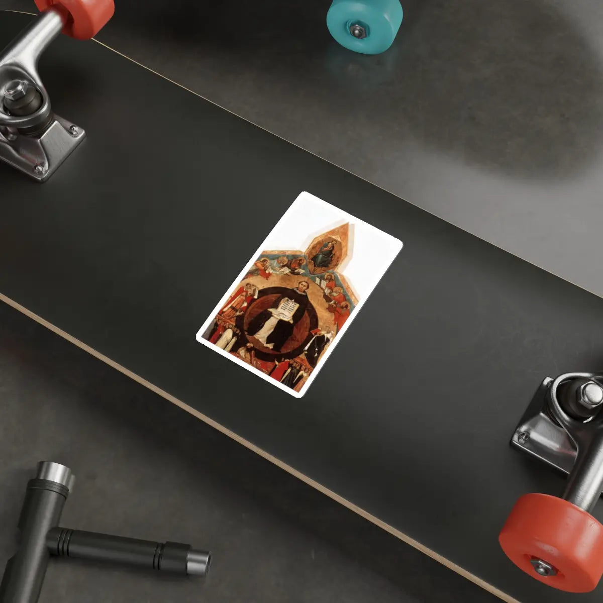 SKU:31101563430567083832 Sticker types:White Shape:Die-Cut Sizes:5" × 5"