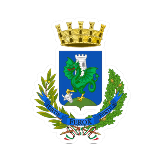 Trani-Stemma (Italy) (Coat of Arms) STICKER Vinyl Kiss-Cut Decal 2 Inch White - The Sticker Space