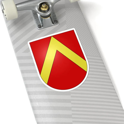 Trans-coat of arms (Switzerland) (Coat of Arms) STICKER Vinyl Kiss-Cut Decal - The Sticker Space