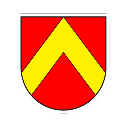 Trans wappen (Switzerland) (Coat of Arms) STICKER Vinyl Kiss-Cut Decal 2 Inch White - The Sticker Space