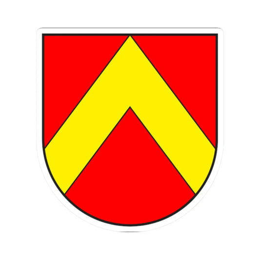 Trans wappen (Switzerland) (Coat of Arms) STICKER Vinyl Kiss-Cut Decal 2 Inch White - The Sticker Space