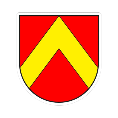 Trans wappen (Switzerland) (Coat of Arms) STICKER Vinyl Kiss-Cut Decal 3 Inch White - The Sticker Space