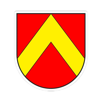 Trans wappen (Switzerland) (Coat of Arms) STICKER Vinyl Kiss-Cut Decal 4 Inch White - The Sticker Space