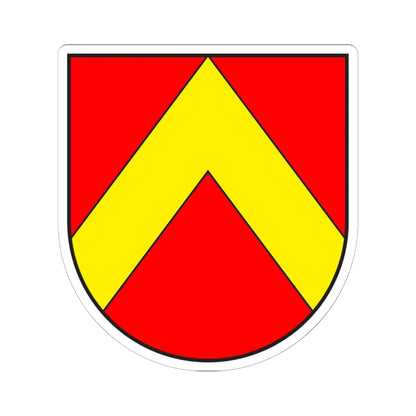 Trans wappen (Switzerland) (Coat of Arms) STICKER Vinyl Kiss-Cut Decal 6 Inch White - The Sticker Space