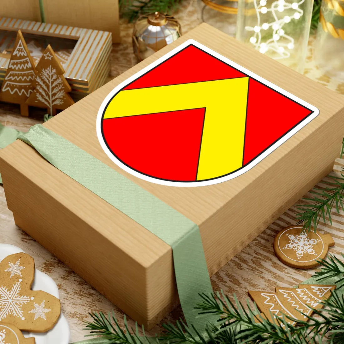 Trans wappen (Switzerland) (Coat of Arms) STICKER Vinyl Kiss-Cut Decal - The Sticker Space