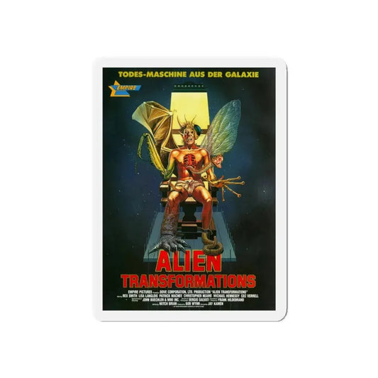 TRANSFORMATIONS 1988 Movie Poster - Refrigerator Magnet 6 Inch Die-Cut - The Sticker Space