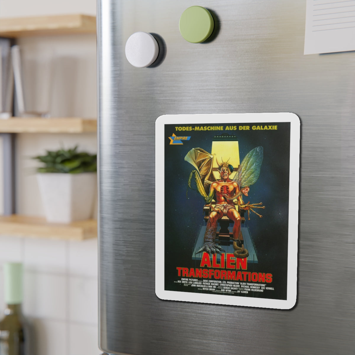 TRANSFORMATIONS 1988 Movie Poster - Refrigerator Magnet