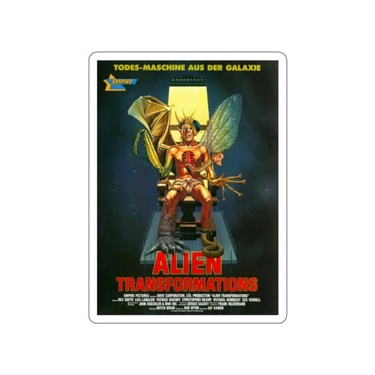 TRANSFORMATIONS 1988 Movie Poster STICKER Vinyl Die-Cut Decal 2 Inch - The Sticker Space