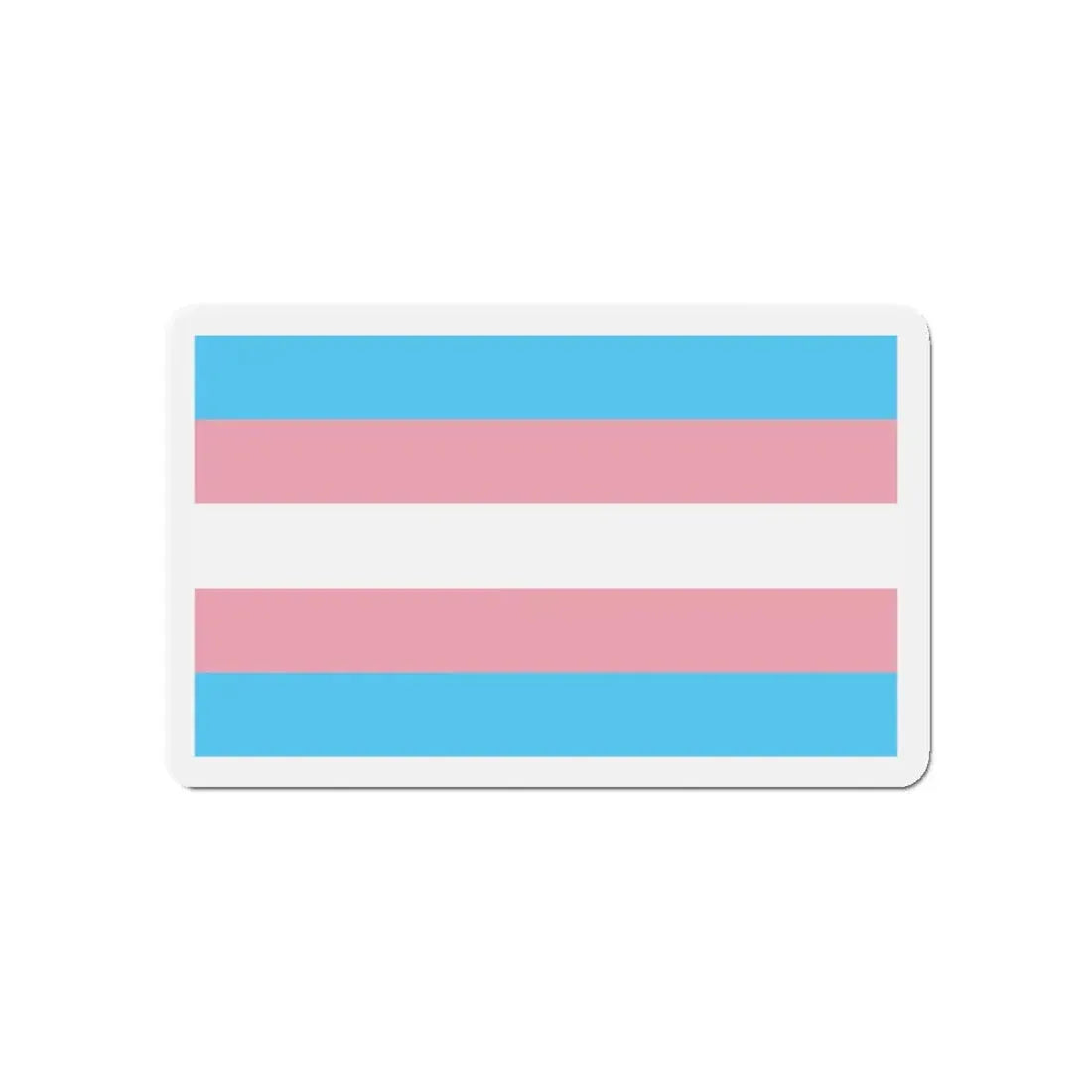 Transgender Pride Flag - Refrigerator Magnet 5 Inch - The Sticker Space