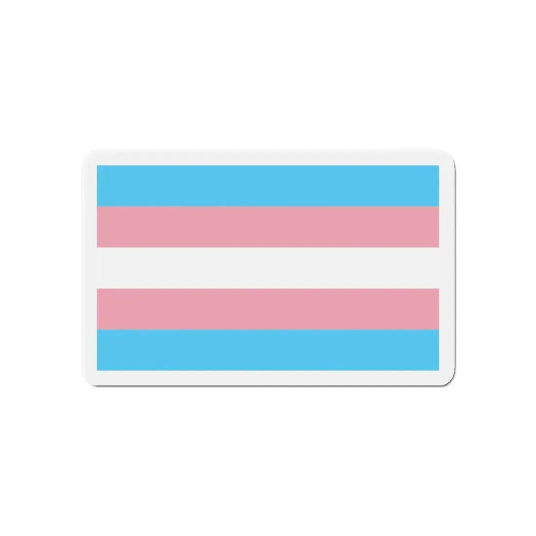Transgender Pride Flag - Refrigerator Magnet 6 Inch - The Sticker Space