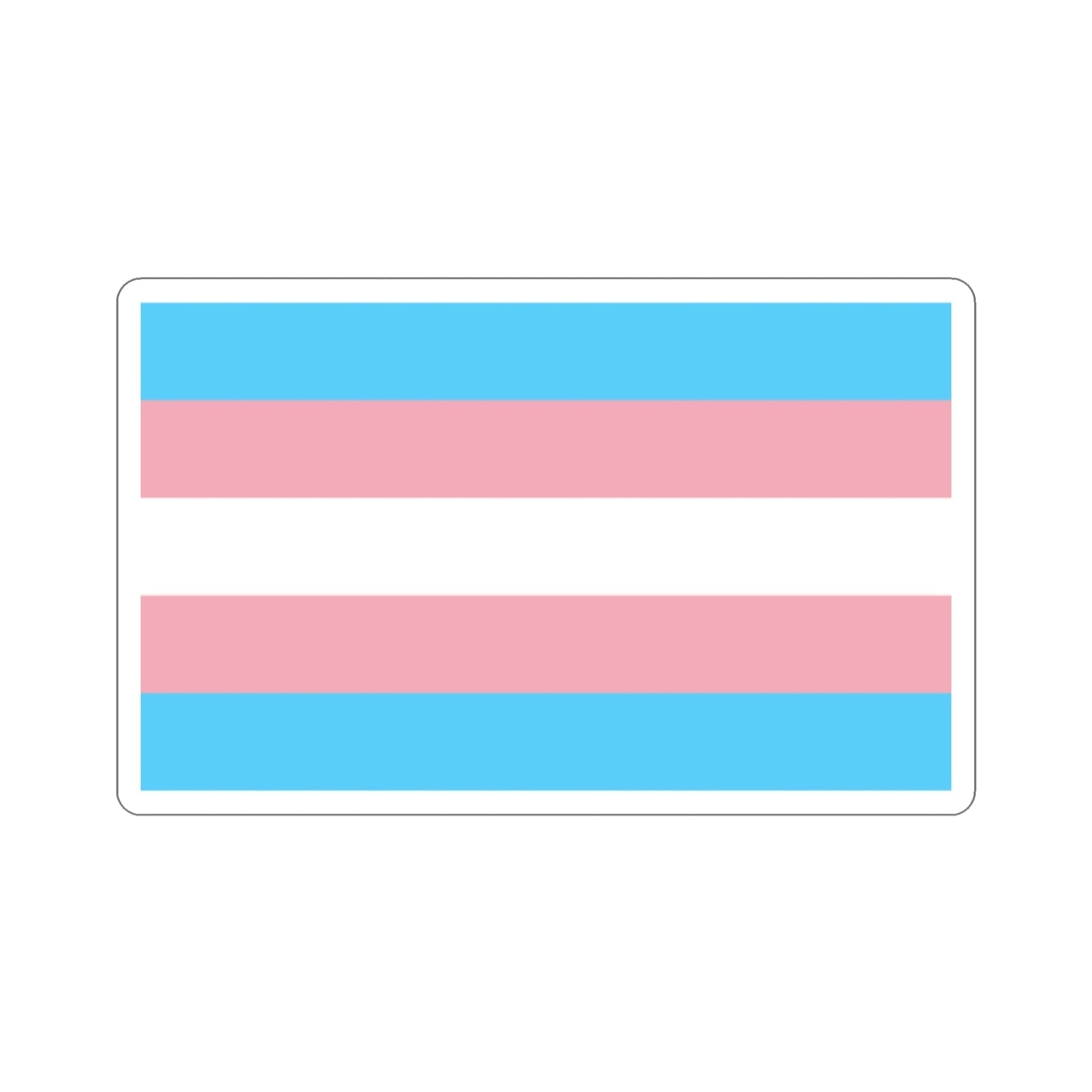 Transgender Pride Flag STICKER Vinyl Die-Cut Decal-2 Inch-The Sticker Space