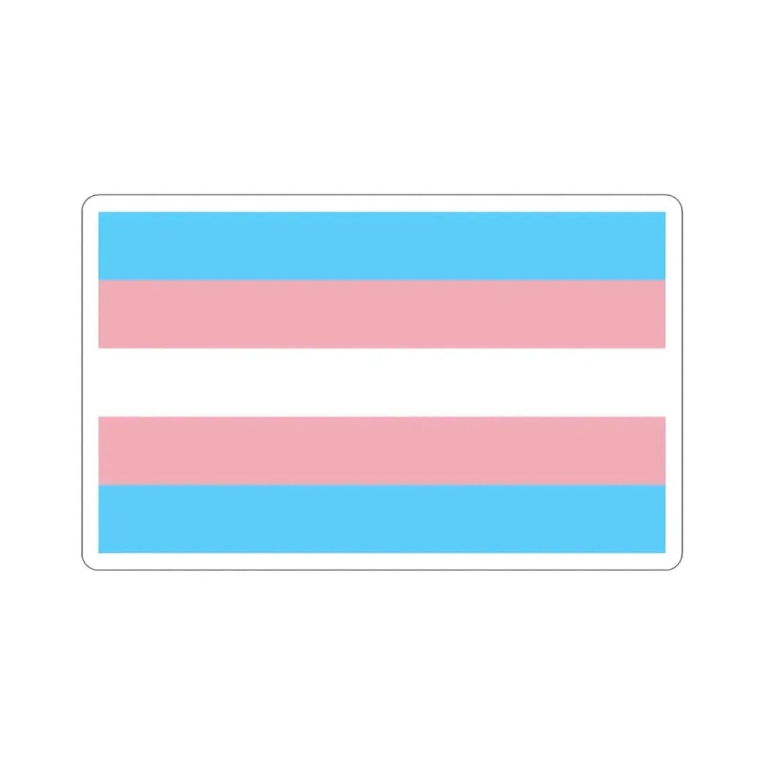 Transgender Pride Flag STICKER Vinyl Die-Cut Decal 2 Inch - The Sticker Space