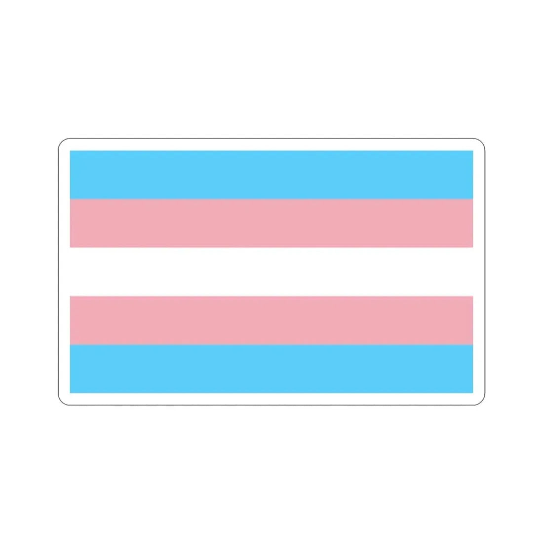 Transgender Pride Flag STICKER Vinyl Die-Cut Decal 2 Inch - The Sticker Space
