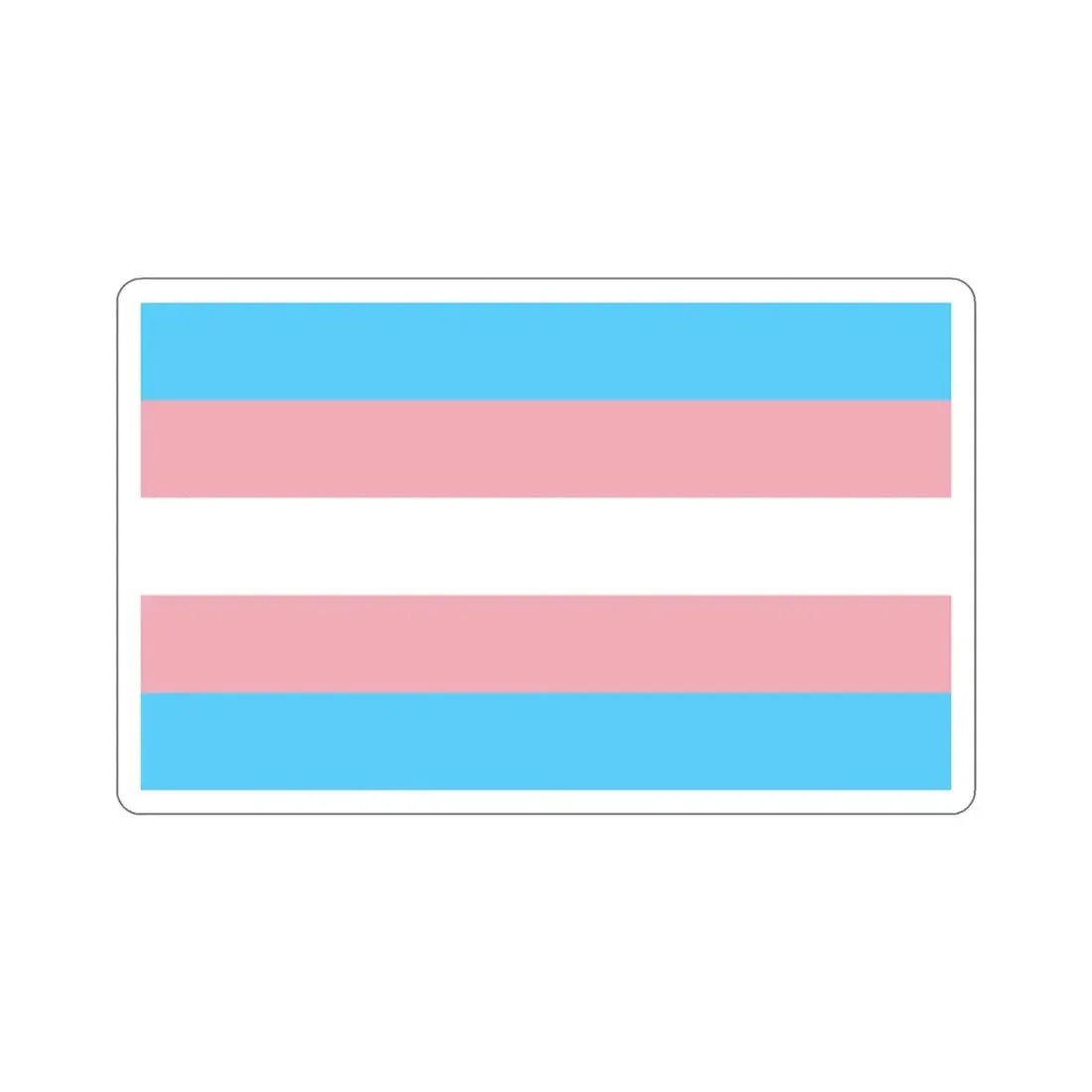 Transgender Pride Flag STICKER Vinyl Die-Cut Decal 3 Inch - The Sticker Space