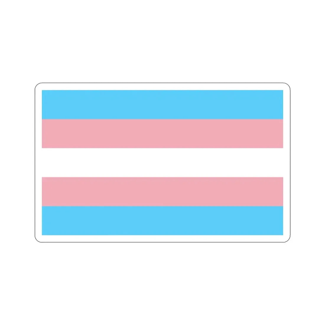 Transgender Pride Flag STICKER Vinyl Die-Cut Decal 3 Inch - The Sticker Space