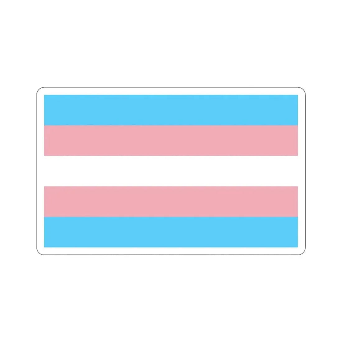 Transgender Pride Flag STICKER Vinyl Die-Cut Decal 5 Inch - The Sticker Space
